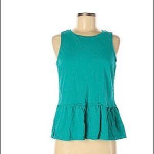 Old Navy Teal Feminine Tank Womens Size Extra Small